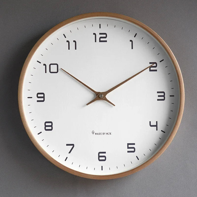 Nordic European Wooden Wall Clock