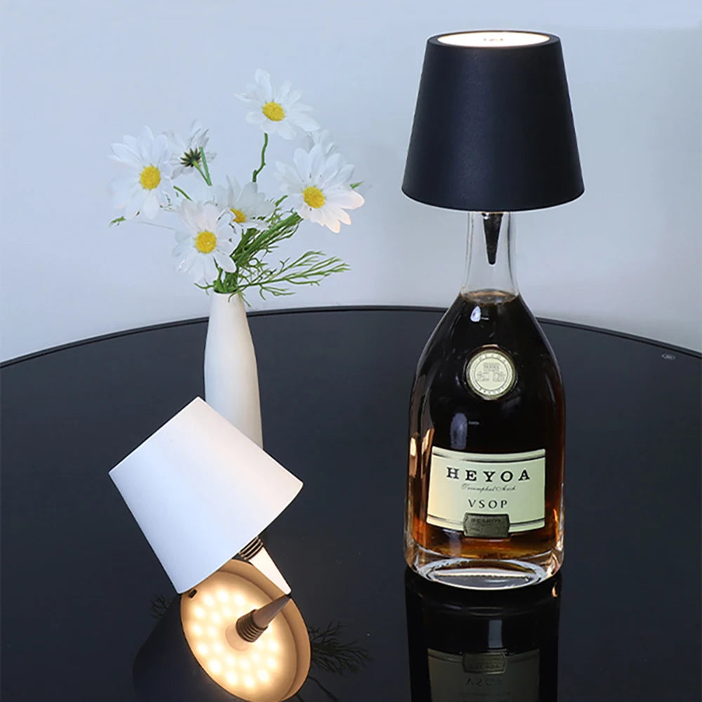 USB Rechargeable Bottle Table Lamp