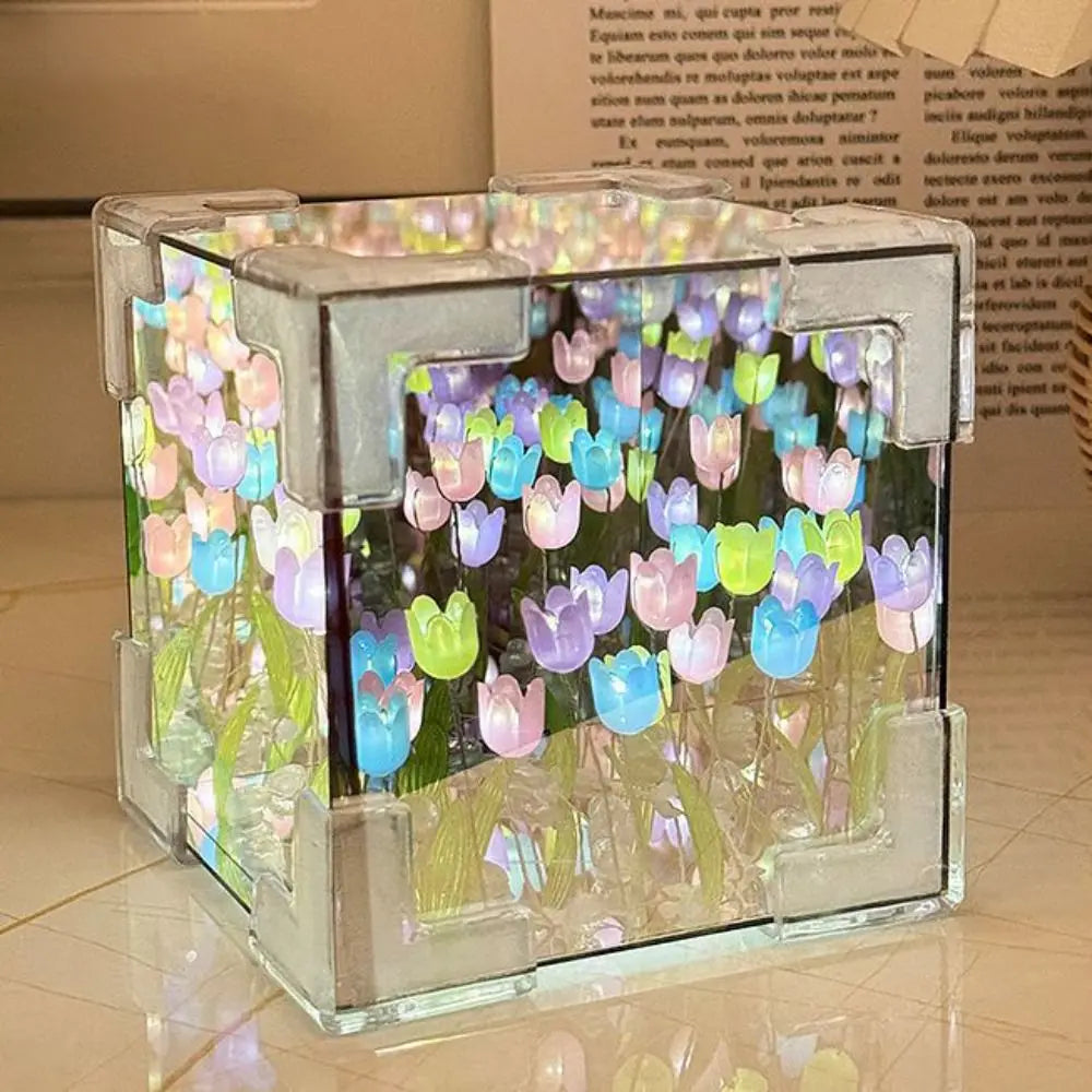 DIY Tulip Mirror 2-in-1 LED Night Light