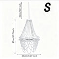 Solar Crystal Waterproof IP44 LED Hanging Chandelier Outdoor Patio Pergola Porch – photo 8