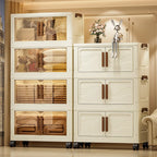 Foldable Stackable Clear-Door Storage Box