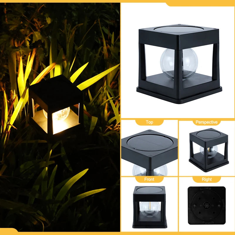 Solar Waterproof IP65 LED Buried Column Light Garden Courtyard Park – photo 4