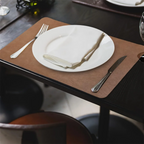 Reversible Waterproof Faux Leather Placemats