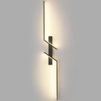 Minimalist Aluminum Strip LED Wall Sconce Light Bedroom Living Room TV Background – photo 5