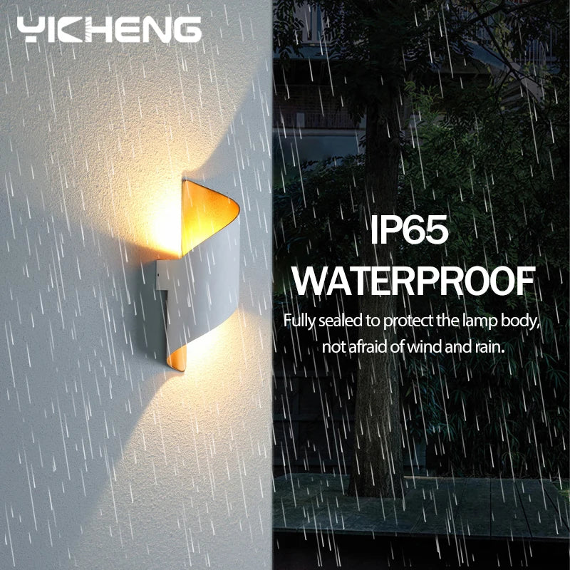 Waterproof Spiral Design Modern Nordic 10W LED Outdoor Wall Light – photo 3