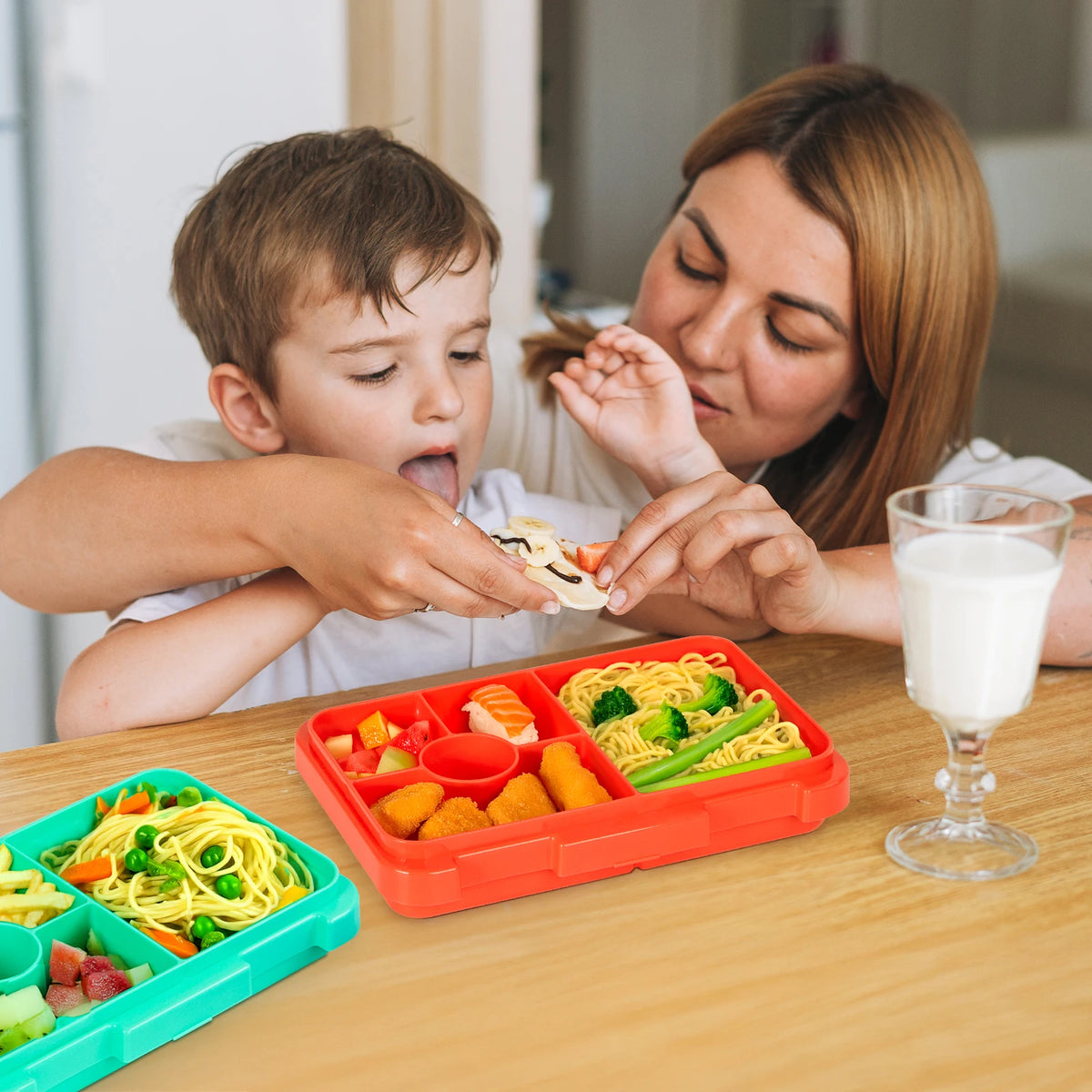 Kids Leak-Proof Microwave-Safe Bento Lunch Box