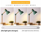 Adjustable Nordic Wooden LED Desk Lamp