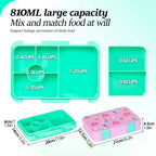 Kids Leak-Proof Microwave-Safe Bento Lunch Box