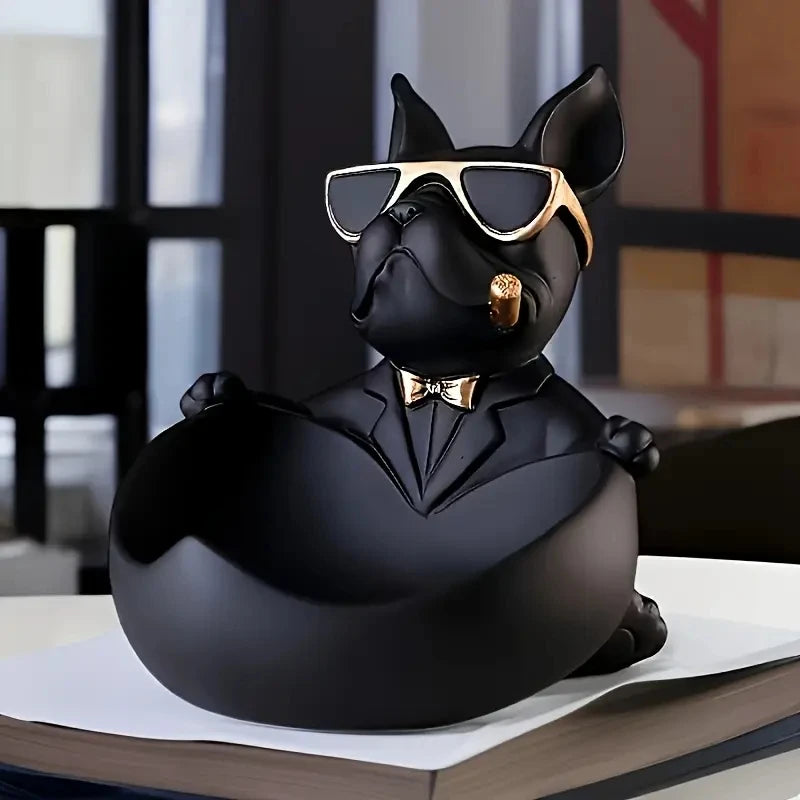 Bulldog Sunglasses Storage Statue and Organizer
