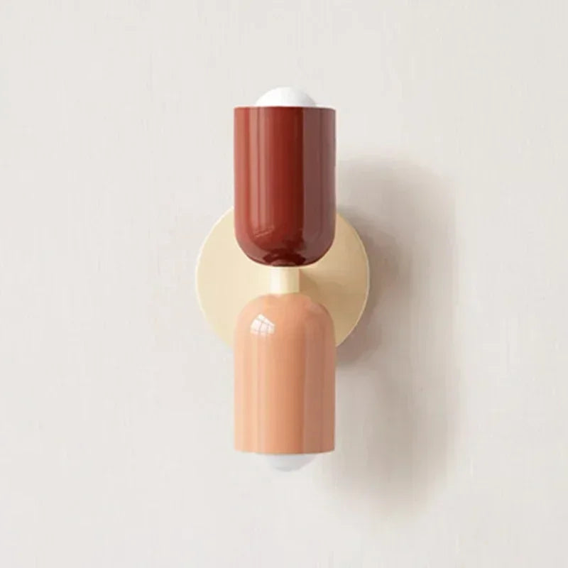 Nordic Macaron Color Bedside Wall Lamp