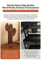 Solid Wood Entryway Key and Accessory Rack