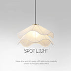 Nordic Wabi Sabi Fabric LED Chandelier Pendant Light Living Room Bedroom – photo 2
