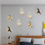 Nordic Iron Bird Shape LED Wall Lights Bedroom Stairs Bedside Fixtures – photo 2