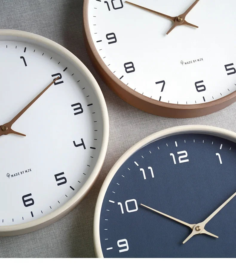Nordic European Wooden Wall Clock