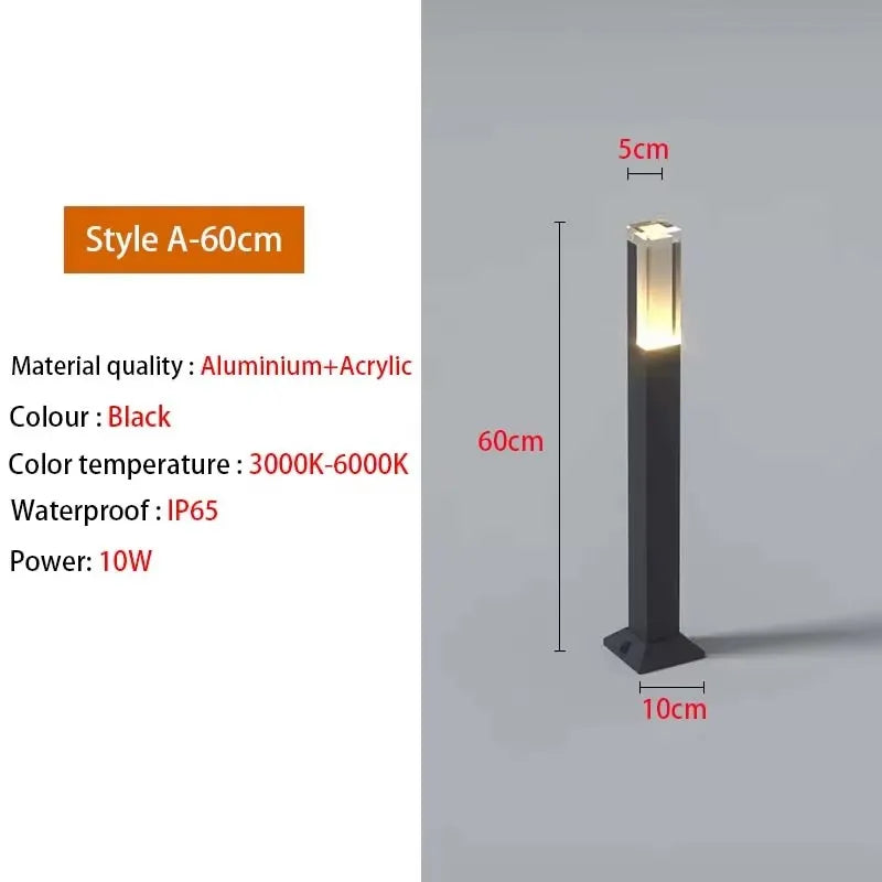 Waterproof Aluminum IP65 LED Lawn Light Outdoor Garden Courtyard Landscape – photo 10