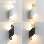 Waterproof Spiral Design Modern Nordic 10W LED Outdoor Wall Light