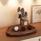 Solid Wood Entryway Key and Accessory Rack
