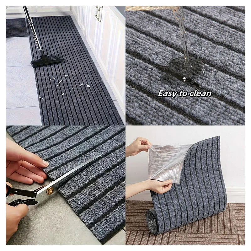 Self-Adhesive Non-Slip Striped Floor Runner