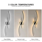 Nordic Aluminum LED Wall Sconce Lights Bedroom Bedside Foyer Kitchen – photo 3