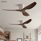 45-Inch 52-Inch Vintage Industrial Retro LED Ceiling Fan Light with Remote Control