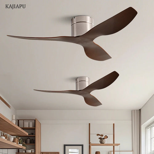 45-Inch 52-Inch Vintage Industrial Retro LED Ceiling Fan Light with Remote Control