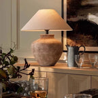 Japanese Vintage Ceramic Cloth LED Table Lamp Living Room Bedroom Study – photo 2