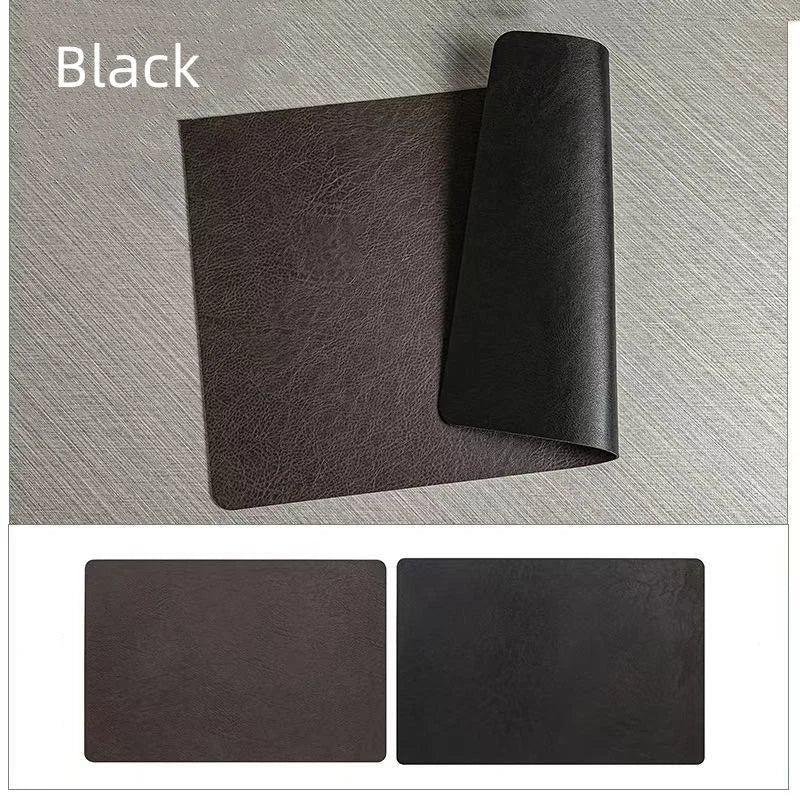 Reversible Waterproof Faux Leather Placemats
