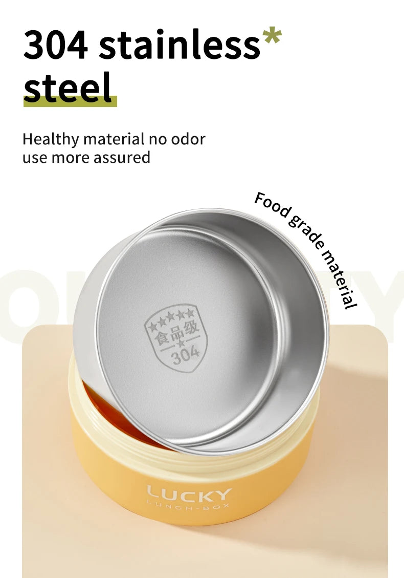 Stackable Stainless Steel Thermal Lunch Box