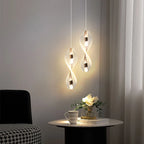 Nordic Acrylic Adjustable Color Temperature LED Pendant Light Bedroom Study – photo 3