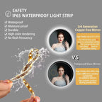 Touch Sensor Anti Fog Waterproof LED Backlit Round Wall Mounted Bathroom Mirror – photo 5