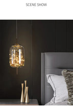 Modern LED Glass Pendant Light Chandelier Bedroom Dining Room – photo 9