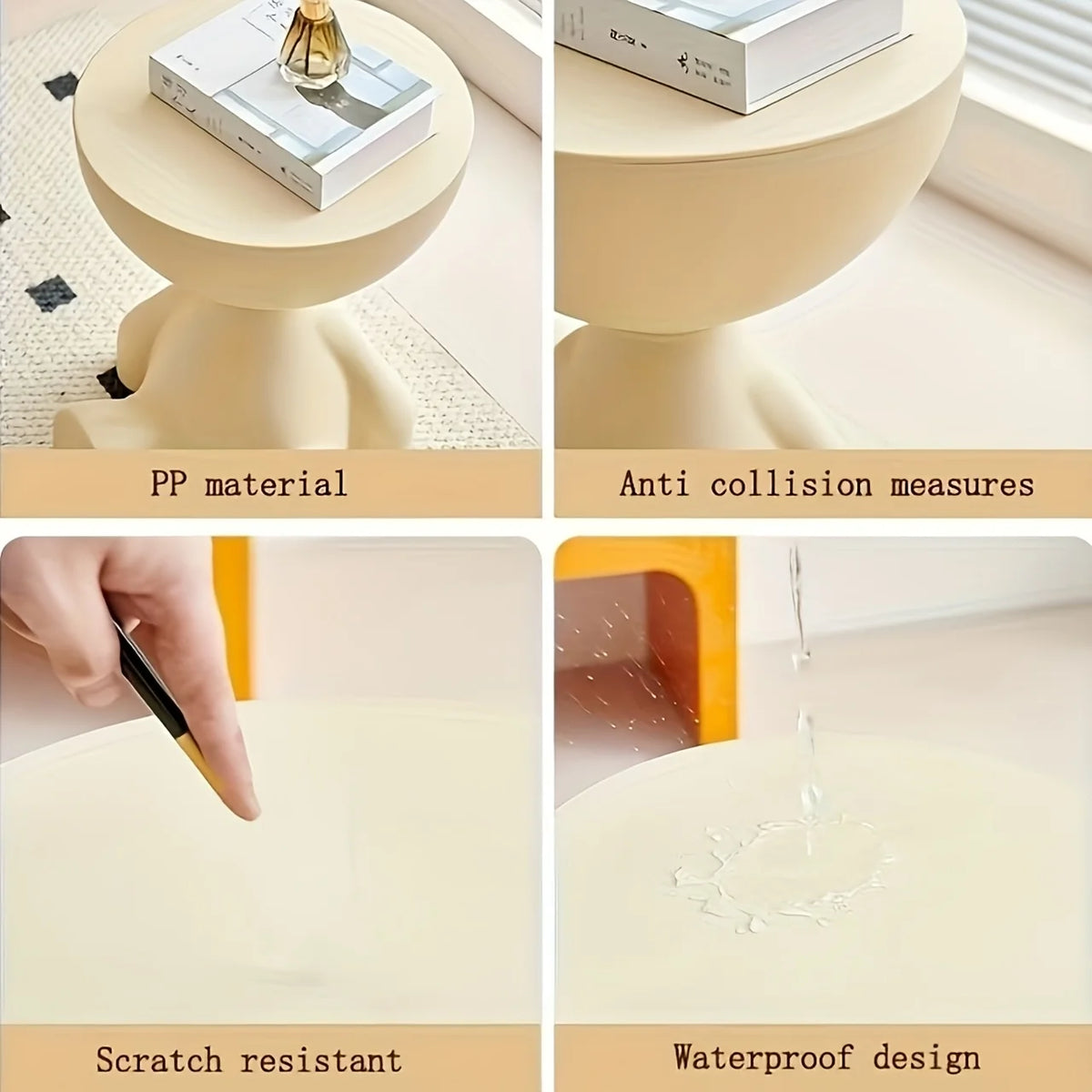 Bear-Shaped Multifunctional Bedside Side Table