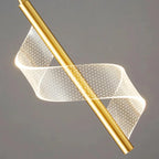 Adjustable Gold Black Metal LED Pendant Light Living Room Bedroom Cafe Bar – photo 3