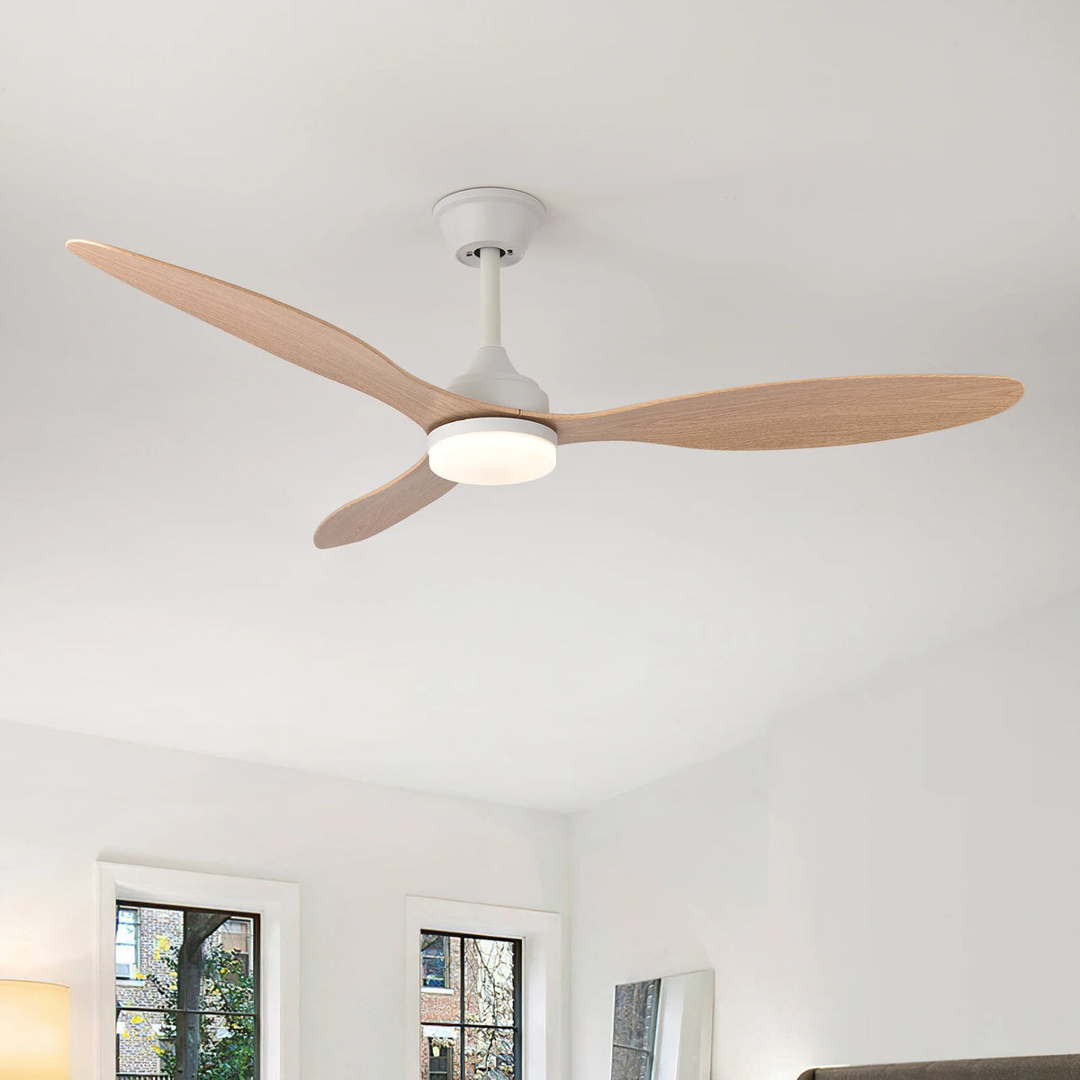 25-Inch 42-Inch 52-Inch Low Profile LED Ceiling Fan Light with Remote Control Indoor Outdoor – photo 12