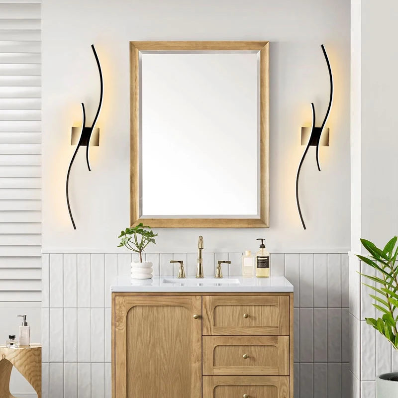 Nordic Aluminum LED Wall Sconce Lights Bedroom Bedside Foyer Kitchen – photo 6