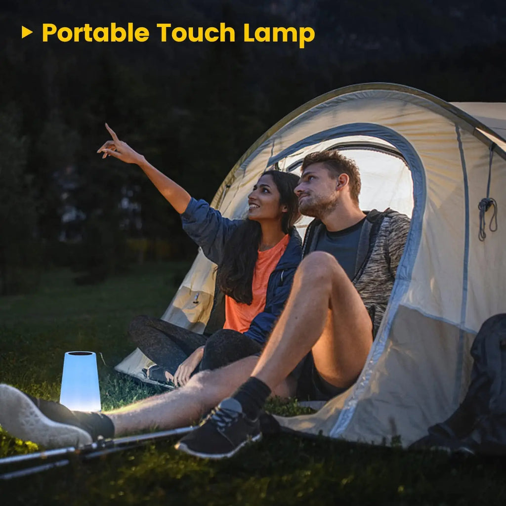 13-Color Rechargeable RGB Bedside Lamp