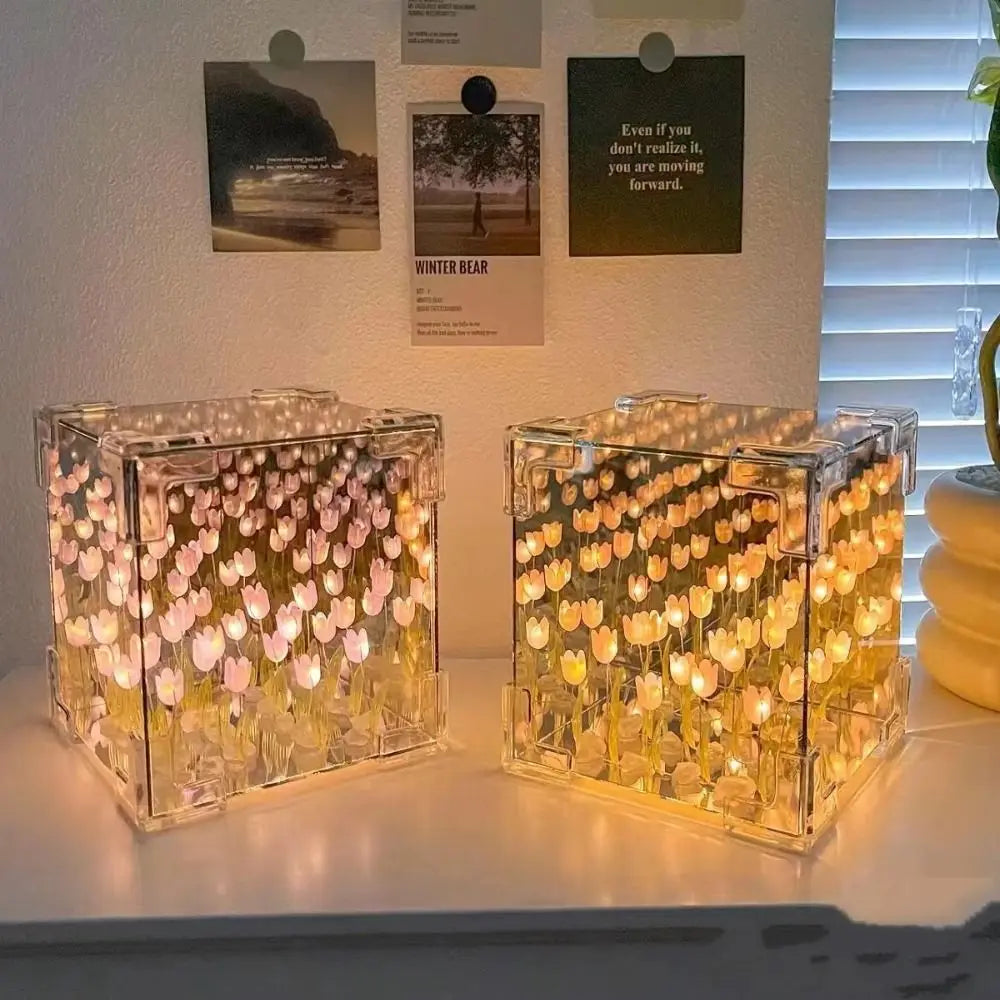 DIY Tulip Mirror 2-in-1 LED Night Light