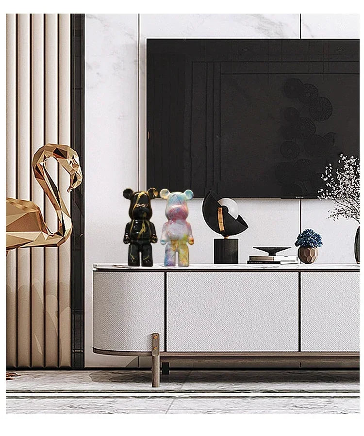Nordic Resin Bear Decorative Statue