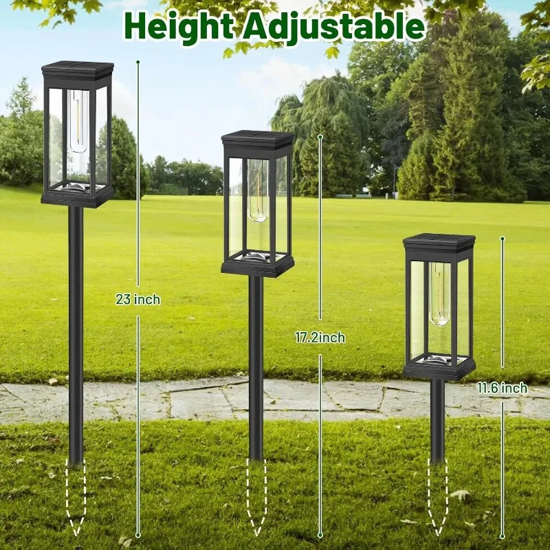 Solar Waterproof LED Pathway Lights Outdoor Yard Garden Walkway Driveway – photo 5