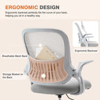 Ergonomic Adjustable Height Mesh Lumbar Support Swivel Rolling Office Gaming Chair