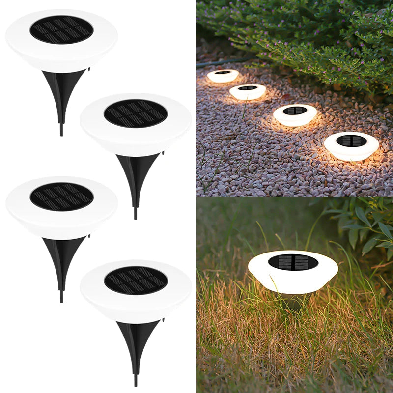 Solar Waterproof IP65 LED Buried Ground Lights Outdoor Garden Pathway Lawn – photo 9