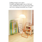 Foldable Transparent Acrylic Crystal Dining Chair Living Room Furniture