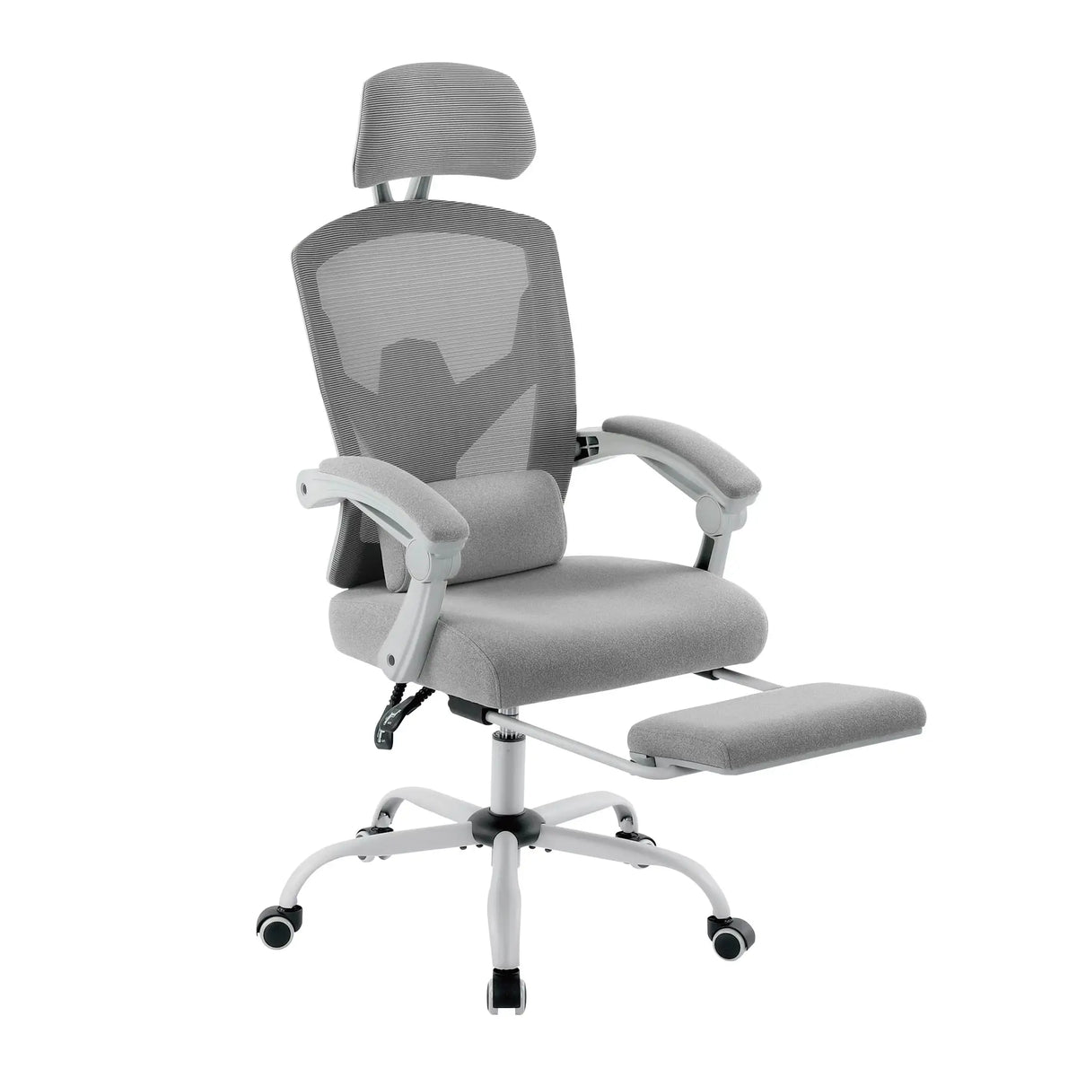 Reclining Ergonomic Lumbar Support Adjustable Headrest Mesh High Back Gaming Chair