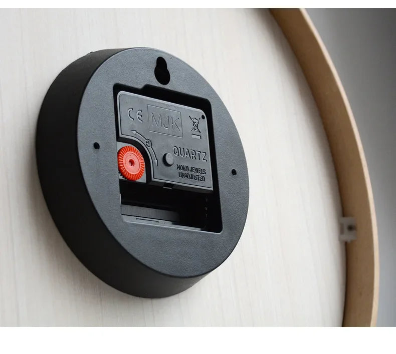 Nordic European Wooden Wall Clock