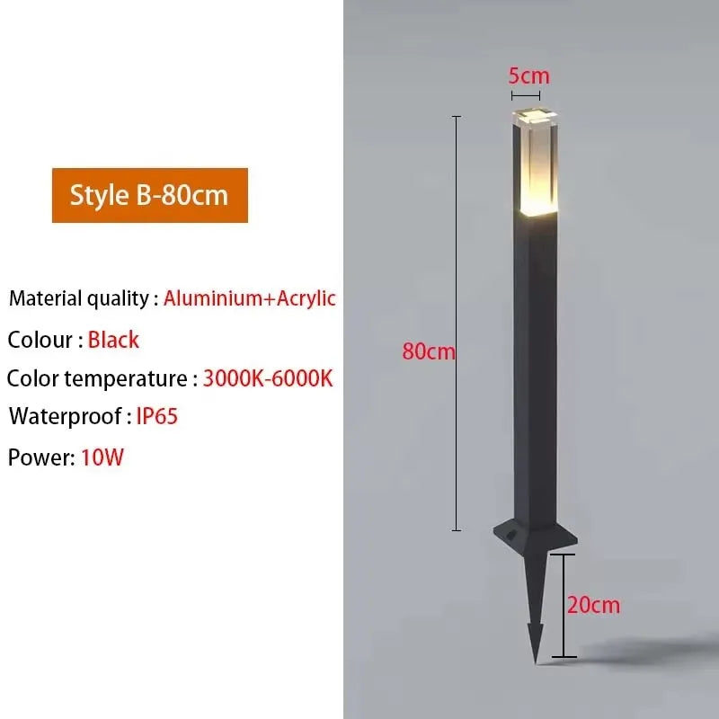 Waterproof Aluminum IP65 LED Lawn Light Outdoor Garden Courtyard Landscape – photo 7