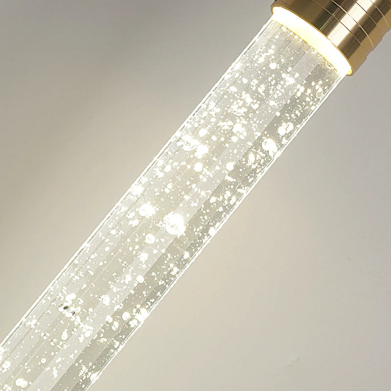 Luxury Crystal Pendant Light with Gold Fixtures 35CM Modern Hanging Lamp – photo 5