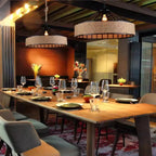 Classic Retro Industrial Hemp Rope Iron Pendant Chandelier Dining Room – photo 3