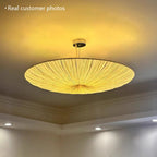 Japanese Wabi Sabi Nordic Fabric LED Pendant Chandelier Living Room Bedroom – photo 5
