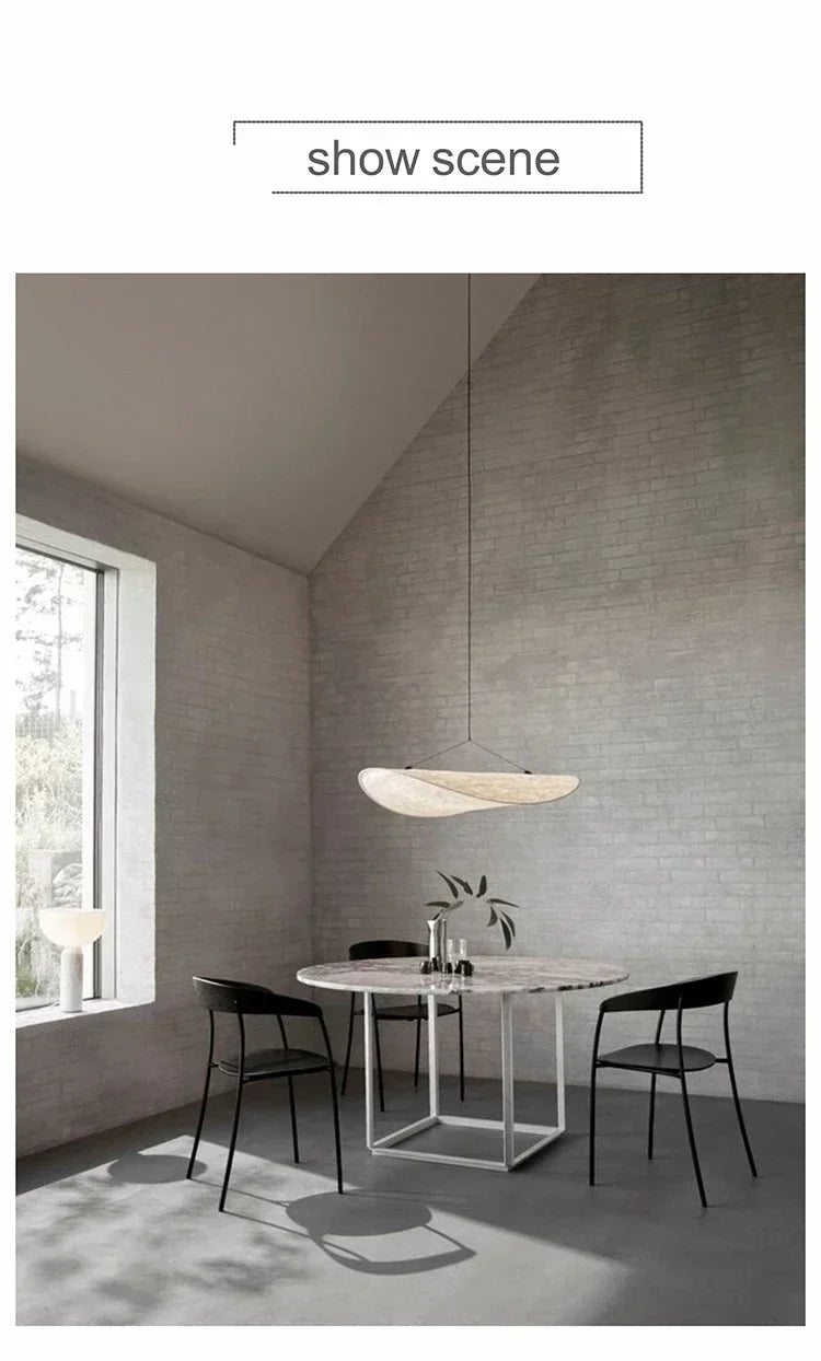 Nordic Silk Shade LED Pendant Light with Remote Control Dimming – photo 11