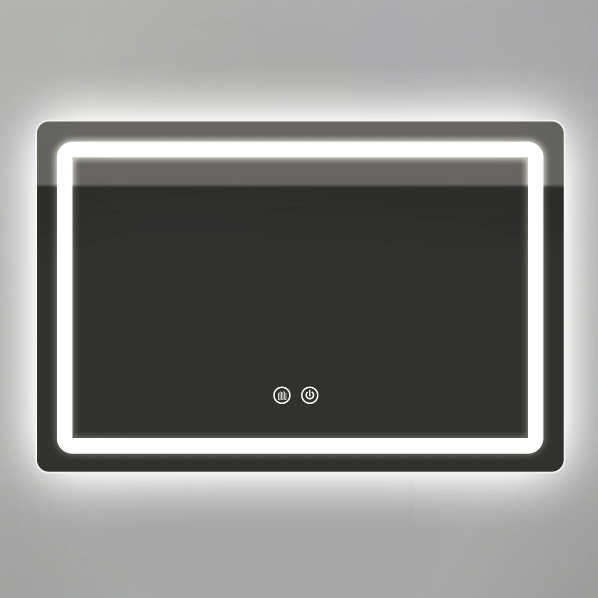 Dimmable Anti Fog Rectangle LED Wall Mounted Vanity Bathroom Mirror – photo 8